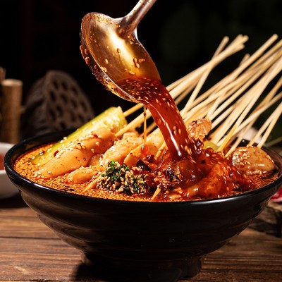 【批发】古真记钵钵鸡调料小袋160g正宗乐山钵钵鸡冷串串底料采购图2