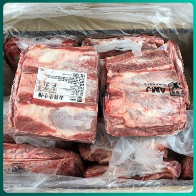 美澳佳AMJ谷饲牛小排 精修去骨牛小排原切雪花牛排冷冻短肋肉批发图4