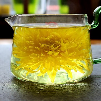 徽谷厂家供应黄山金丝皇菊批发 菊花茶礼盒装24朵头采大黄菊花图4