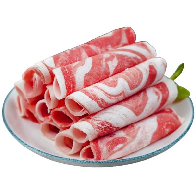 深山百草 原切羔羊肉卷排酸火锅食材烧烤羊肉片 供应批发火锅店图5