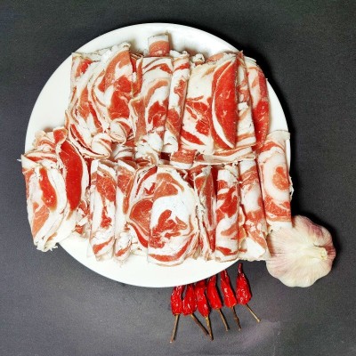 吉林羊肉卷新鲜涮火锅火锅食材羊肉卷肥羊卷手切图3