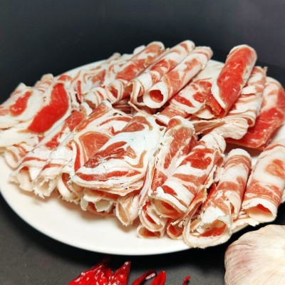 吉林羊肉卷新鲜涮火锅火锅食材羊肉卷肥羊卷手切图2