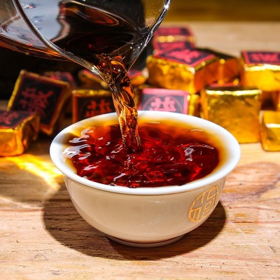 普洱茶小沱茶熟茶原味迷你沱茶普洱熟茶礼盒装500g熟普洱厂家直批图4