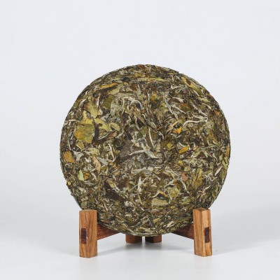 福鼎高山日晒白茶花香白牡丹茶饼紧压茶300g茶饼批发厂家直供图5