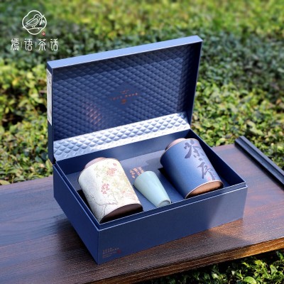 嫣语茶话2023年新茶绿茶黄山毛峰茶叶礼盒装茶礼真的原产地茶叶