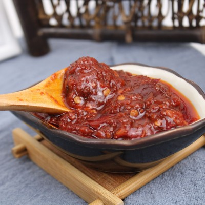 工厂直供红油豆瓣川菜冒菜用辣椒酱家用炒菜调味料四川红油豆瓣图4