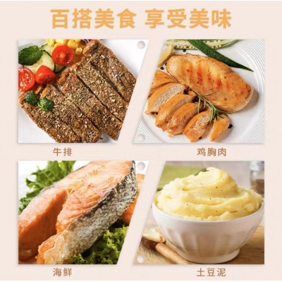 海盐黑胡椒大蒜海盐蒜香柠海盐鸡胸肉研磨瓶西餐健身低脂调味料图4