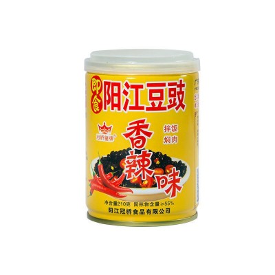 阳江即食豆豉3种口味姜香蒜蓉香辣广东农家商用拌饭拌面酱豆豉图4