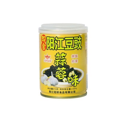 阳江即食豆豉3种口味姜香蒜蓉香辣广东农家商用拌饭拌面酱豆豉图5