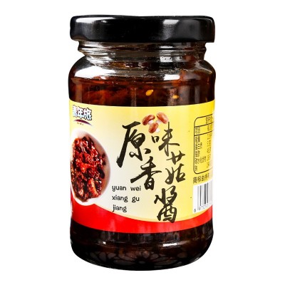 厂家一件代发 青年旅原味香菇酱 拌饭拌面210克/瓶图5