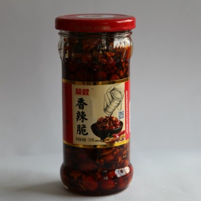 香辣脆油辣椒干煸辣椒花生夹馍拌饭作料浇头景区销售香酥脆辣过瘾图3