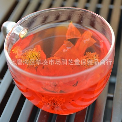 新疆散装红菊花茶 红菊花草茶产地直销 500g菊花茶散装礼品批发图3