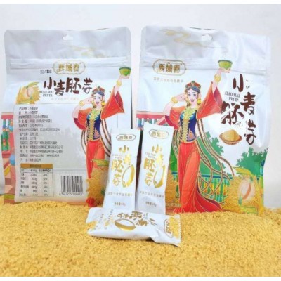 新疆西域春小麦胚芽即食型冲饮麦片独立小包装早餐谷物300g/袋图3