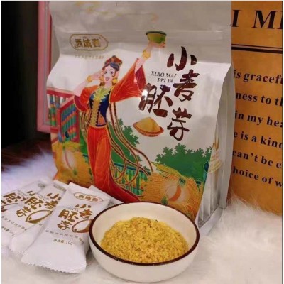 新疆西域春小麦胚芽即食型冲饮麦片独立小包装早餐谷物300g/袋