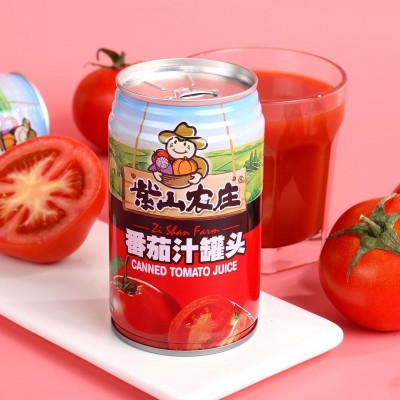 紫山农庄番茄 310ml*6厦航饮品 浓缩鲜榨罐头水果饮料批发图3