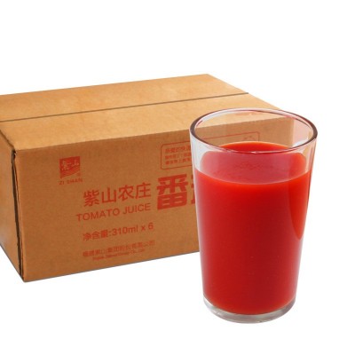 紫山农庄番茄 310ml*6厦航饮品 浓缩鲜榨罐头水果饮料批发图5