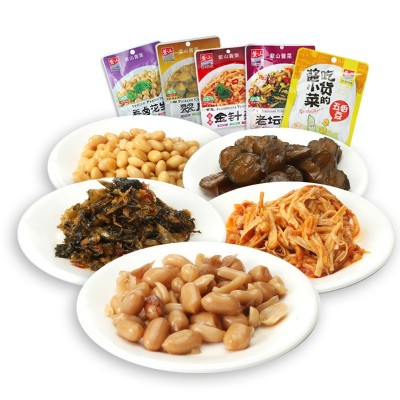 紫山 下饭酱香菜心70g*30袋整箱脆香爽口熟拌饭私房小菜厂家直销图5