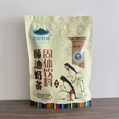 青原牧场内蒙古特产酥油炒米奶茶独立小包袋装冲饮甜咸味400g图4