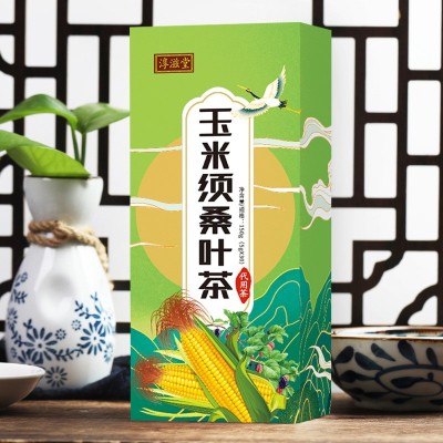 淳滋堂玉米须桑叶茶盒装 三150克降/30包压 养生花草茶组合袋泡茶图4