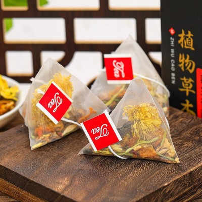 南京同仁堂菊花决明子茶 乐家老铺12味配料三角包花茶 养生茶厂家图3