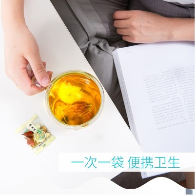 金银花栀子茶袋装100克独立小包 一件代发 山楂甘草菊花八宝茶图4