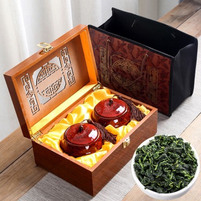 铁观音茶叶礼盒包装新茶清香型乌龙茶高档木盒中秋年货长辈礼品图3