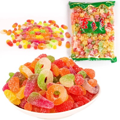 喜多多牌彩虹糖果味软糖果多口味喜糖散装批发5斤/袋淀粉软糖地摊图2