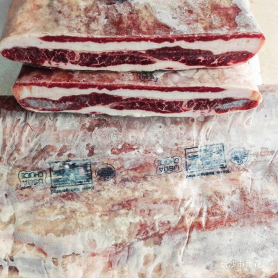 美国21488安格斯精选肥牛餐饮批发代加工切片盒装牛肉片冷冻商用图4