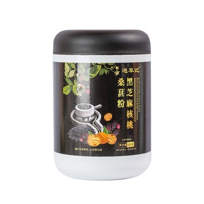 厂家批发黑芝麻核桃桑葚粉黑芝麻粉代发冲饮即食早餐代餐粉桑葚羹图5