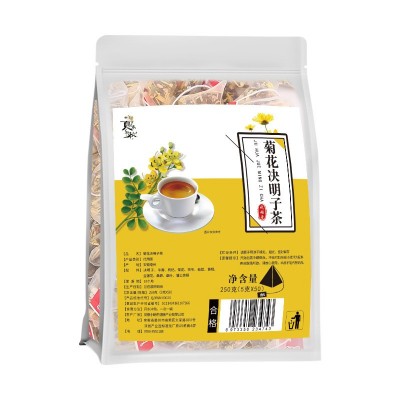 50袋量贩款菊花枸杞决明子花茶养生茶怕熬夜金银花护甘三角包茶包图5