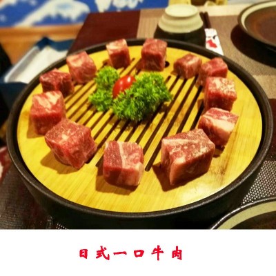 供应冷冻雪花牛肉粒日式料理生鲜牛肉烧烤铁板食材牛肉粒 冷冻