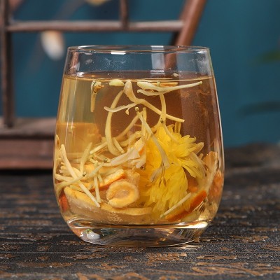 罗汉果胖大海菊花茶 菊花淡竹叶甘草金银花组合花代加工一件代发图3