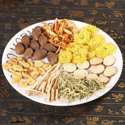 罗汉果胖大海菊花茶 菊花淡竹叶甘草金银花组合花代加工一件代发图2