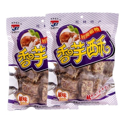康博 厂家直供 桂林特产 时尚粗粮 酥糖 香芋酥桂花味200g图5