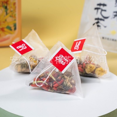 菊花决明子茶三角包袋泡茶牛蒡茶三角包金银花菊花茶熬夜茶图3