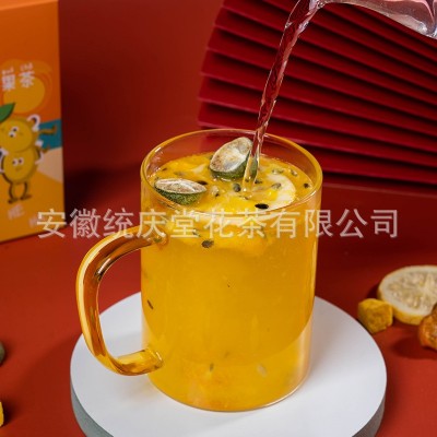 金桔柠檬百香果茶夏季冷泡茶水果茶图5