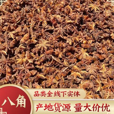 广西大红八角批发 散装调料香料卤料500g 火锅底料八角大茴香干货