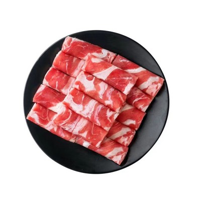 大量批发雪花肥牛片火锅自助餐食材牛肉卷新鲜麻辣烫食材牛肉片