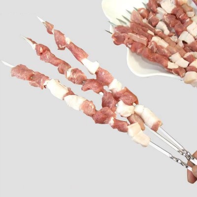 厂家直销内蒙羔羊肉串商用家用户外半成品烧烤食材新鲜羊肉串批发图4