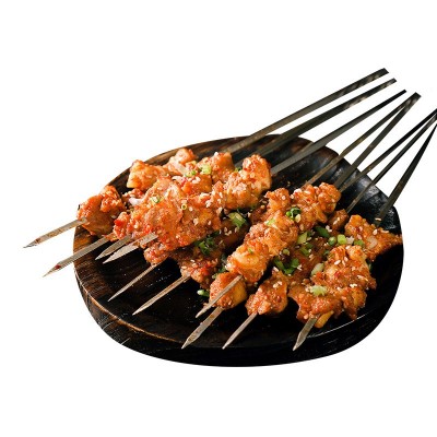 厂家直销内蒙羔羊肉串商用家用户外半成品烧烤食材新鲜羊肉串批发图5