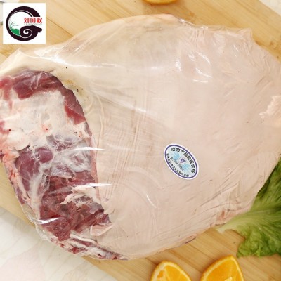 去骨带皮羊腿肉 大羊腿包肉 无骨羊腿肉 冷冻鲜羊肉烧烤食材批发图2
