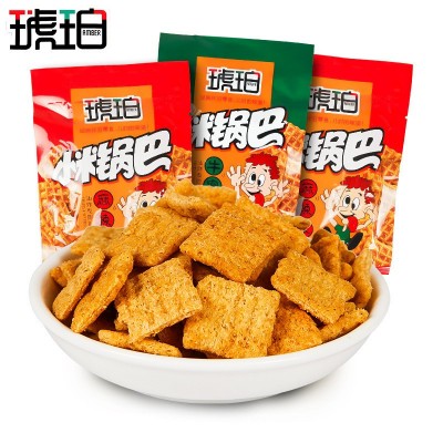 琥珀小米锅巴22g*20包零食小包装膨化怀旧小吃休闲办公室食品批发图2