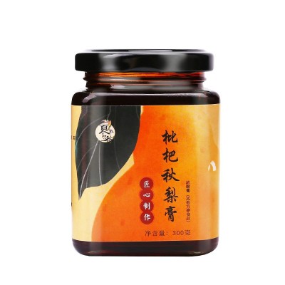 膏滋厂家枇杷秋梨膏300g枇杷膏雪梨膏儿童膏滋膏方厂家贴 牌图5