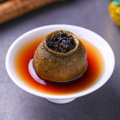 普洱茶正宗新会小青柑批发宫廷熟普茶生晒小青桔茶散装可礼盒包装图2