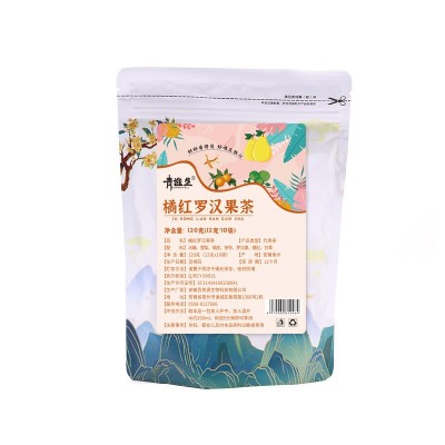 批发源头厂家三角包袋泡橘红罗汉果清润茶 罗汉果雪梨嗓子 养生茶图5