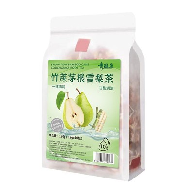 袋泡茶三角包竹蔗茅根雪梨茶 直播带货抖音代发茅根雪梨水果茶图5