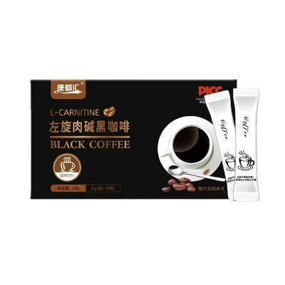 左旋肉碱黑咖啡 速溶速溶黑咖啡0糖0脂黑咖啡粉批发OEM贴牌代加工图5