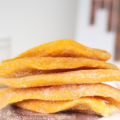 工厂直供散装10kg/件蜜饯散装批发休闲零食芒果干大片红果图3