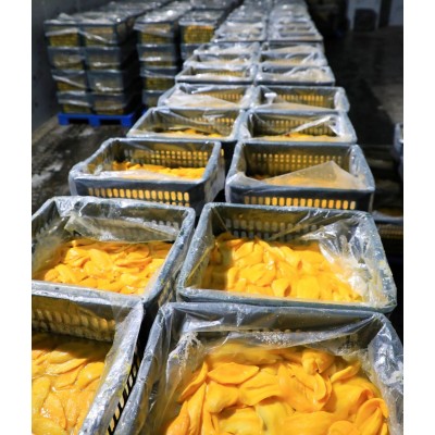 工厂直供休闲食品散装10kg/件蜜饯批发 芒果干大片A果图3