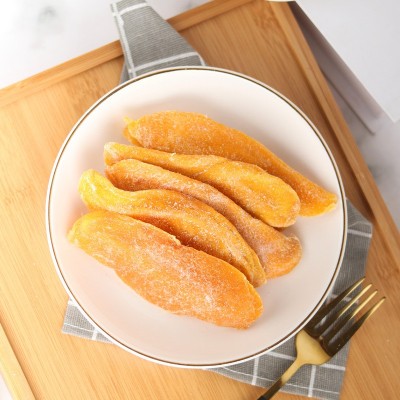 工厂直供散装10kg/件蜜饯散装批发休闲零食芒果干大片红果图3